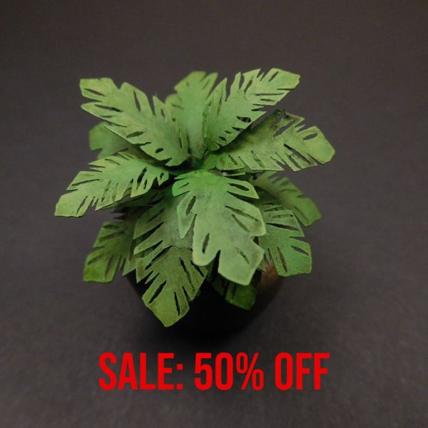 <p>A variation of item P350105, this is also a generic jungle plant, reminiscent of Monstera-, Gunnera- and Philodendron-species.<br />
If given long stems, it makes an excellent banana-palm suitable for all types of jungle. <br />
<br />
Design © : Lucas Gargoloff.</p>
